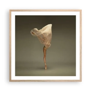 Plakat w ramie jasny dąb - Zaraz wzleci - 60x60 cm