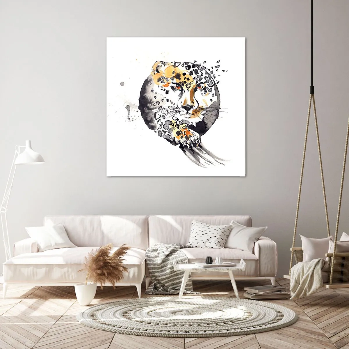 Obraz na płótnie - Drapieżna uroda - 70x70 cm