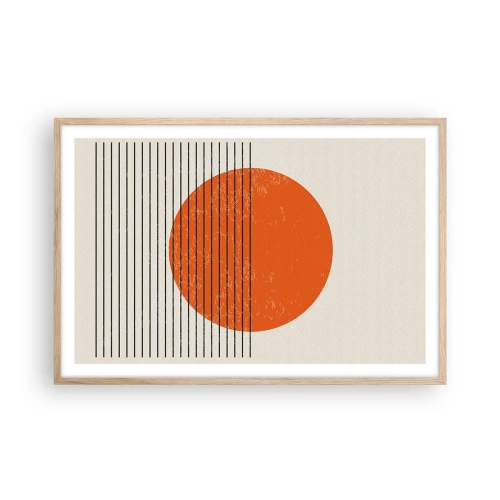 Plakat w ramie jasny dąb - Zawsze słońce - 91x61 cm