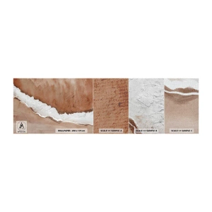 Fototapeta Próbka Premium Canvas - W kolorach ziemi - Brzeg, Piasek, Plaża - 100x30 cm