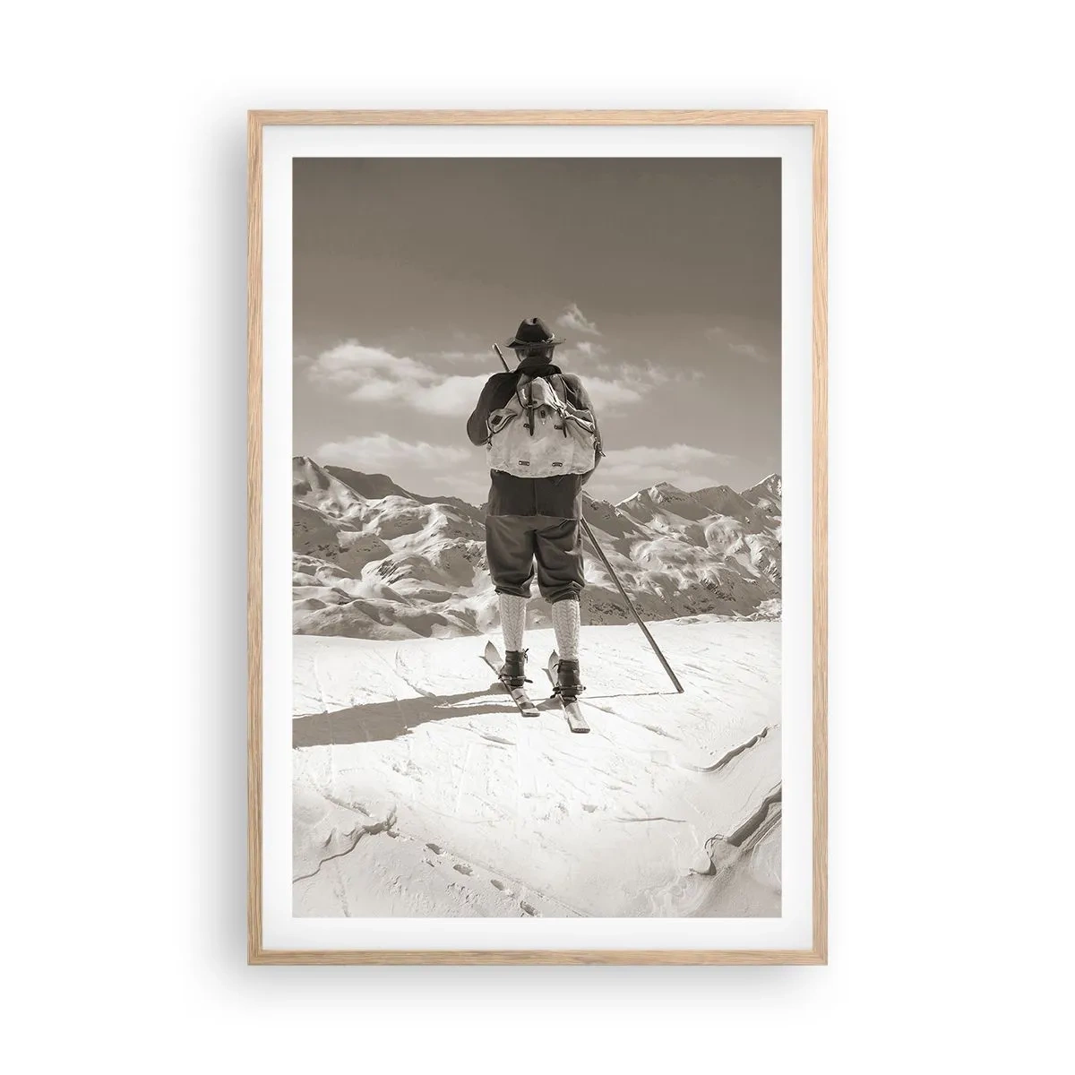 Plakat w ramie jasny dąb - A góry te same - 61x91 cm