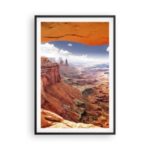 Plakat w czarnej ramie - Wyrzeźbione przez samą naturę - 61x91 cm