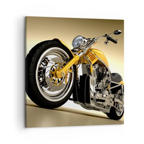 Obraz na płótnie - Marzenie o sile i prędkości - 50x50 cm