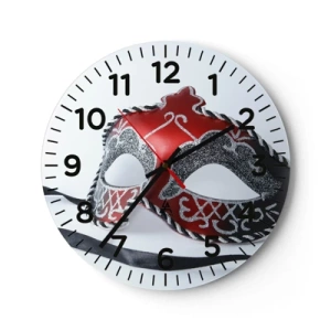 Zegar ścienny - Zaproszenie na bal - 40x40 cm