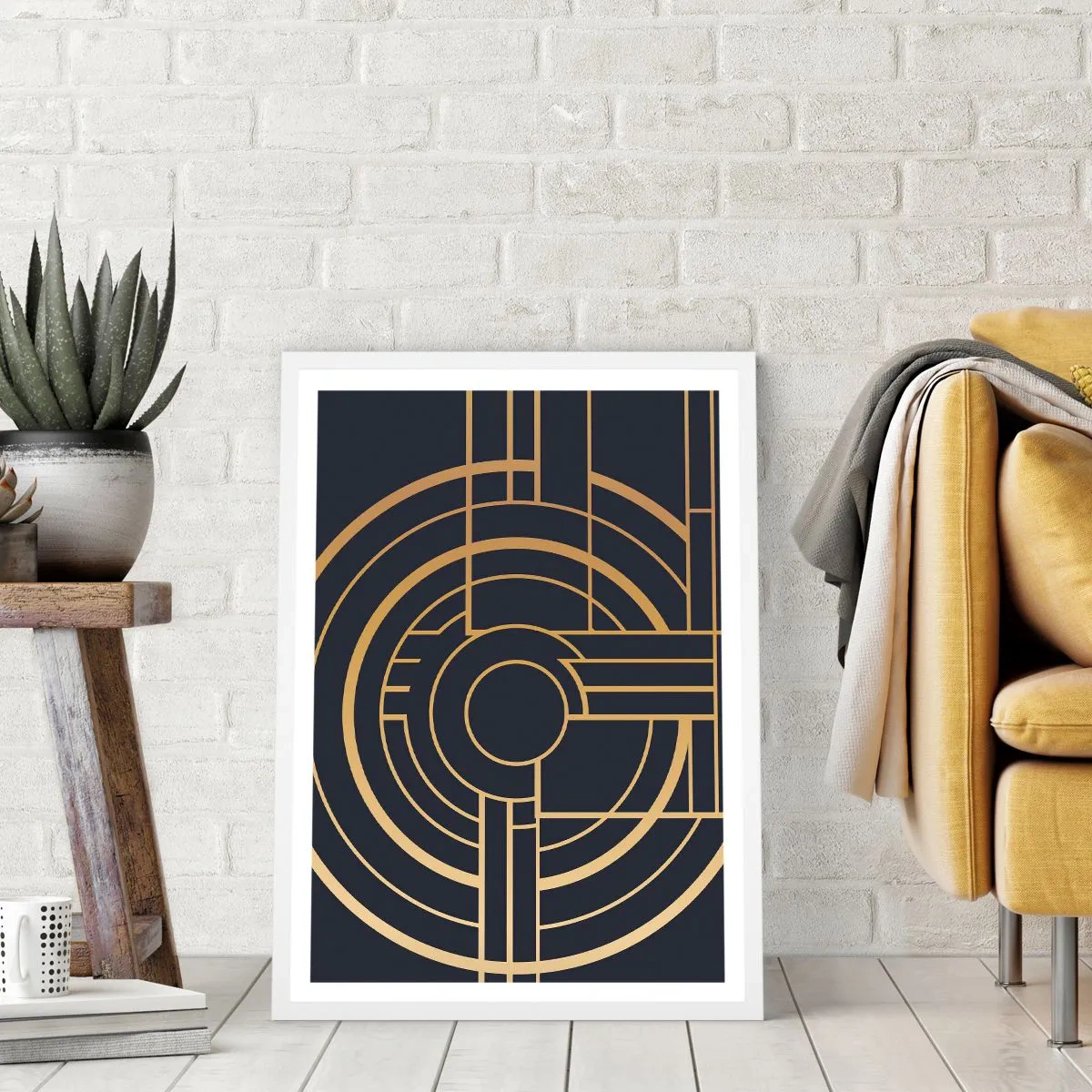 Plakat w białej ramie - Obroty rzeczy - 70x100 cm