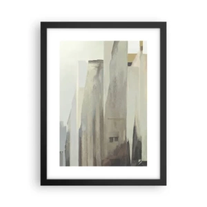 Plakat w czarnej ramie - Sen o mieście - 30x40 cm