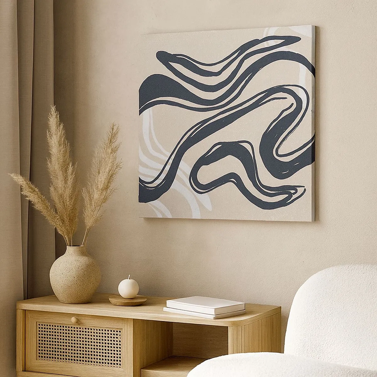 Obraz na płótnie - Ekspresja zwielokrotniona - 30x30 cm