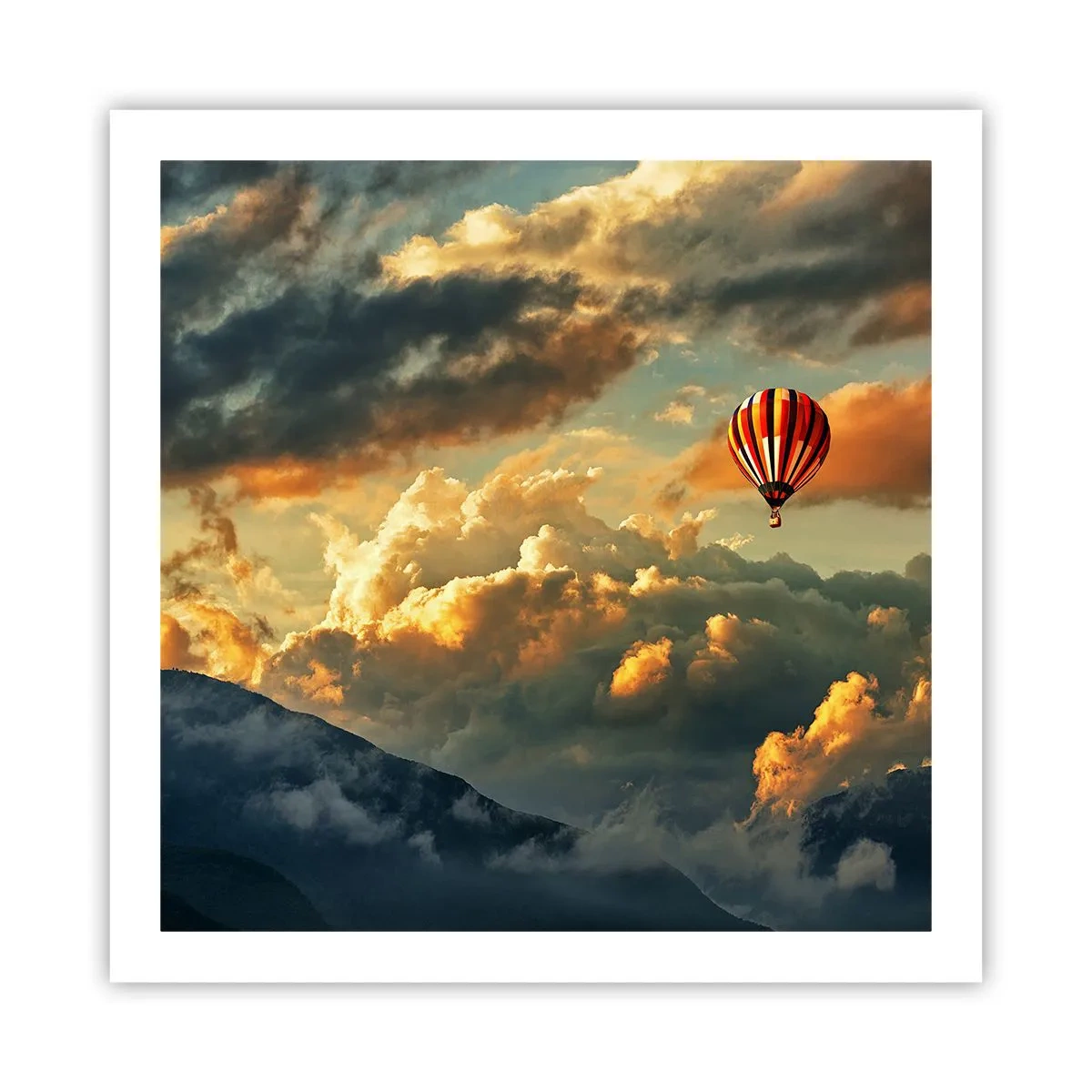 Plakat - Lecę, bo chcę - 60x60 cm