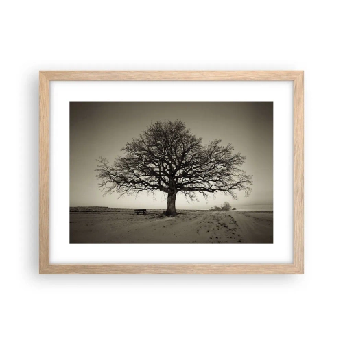 Plakat w ramie jasny dąb - Stąd do wieczności - 40x30 cm