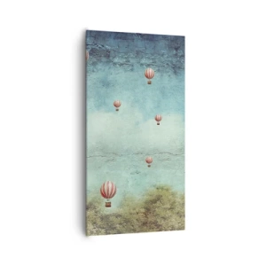 Obraz na płótnie - Wolni od zgiełku życia - 65x120 cm