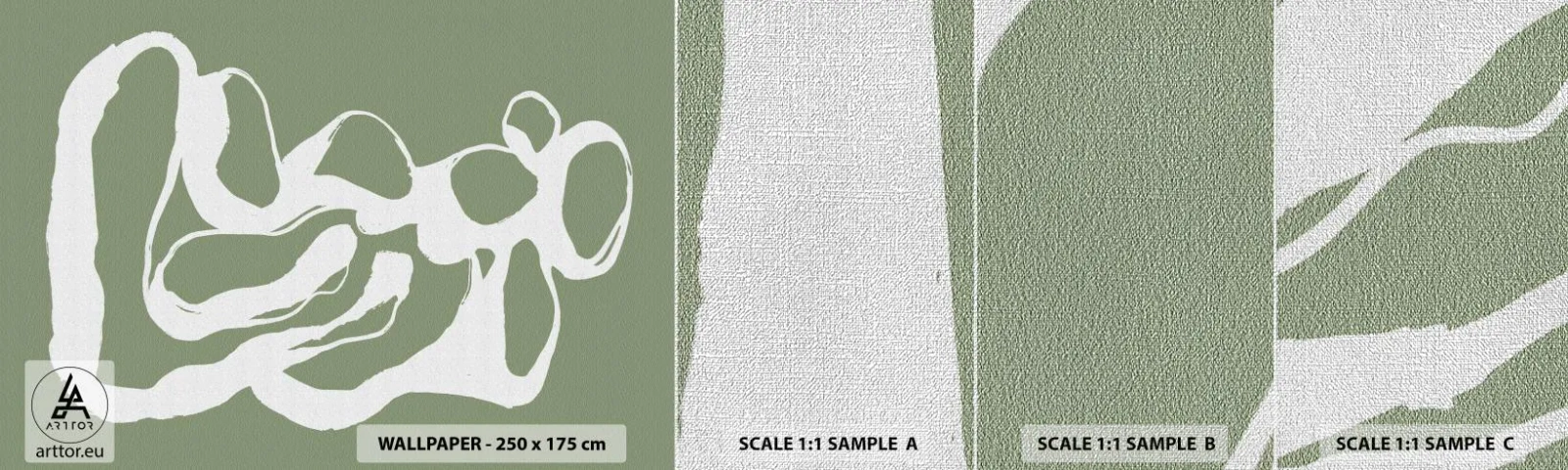 Fototapeta Próbka Premium Canvas - Wołanie przestrzeni - Minimalizm, Boho, Sztuka - 100x30 cm