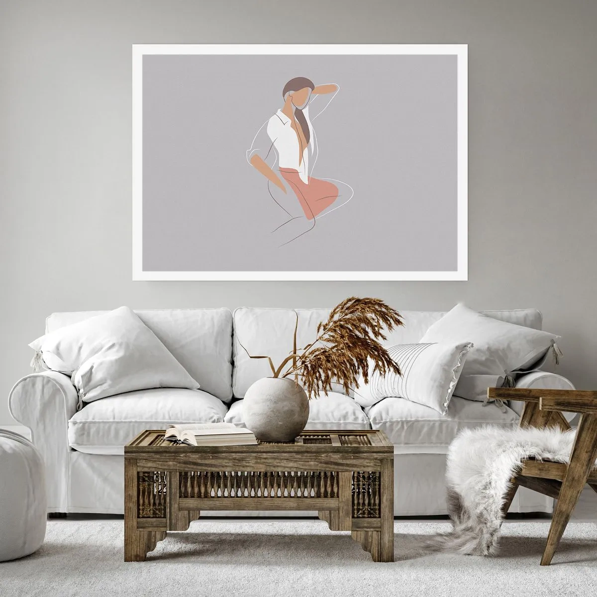 Plakat - Zarys wdzięku - 50x40 cm