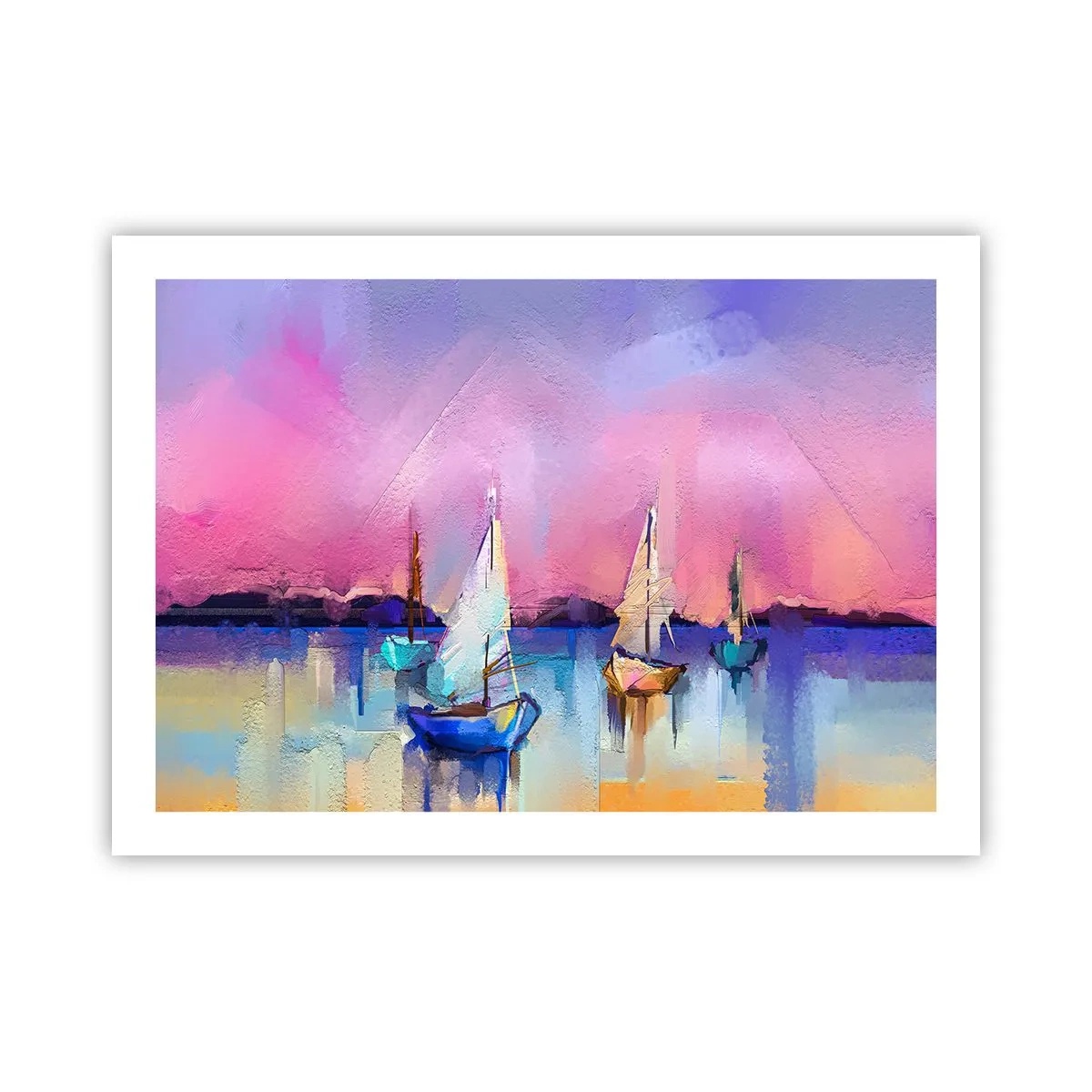 Plakat - Kierunek: szerokie wody - 70x50 cm