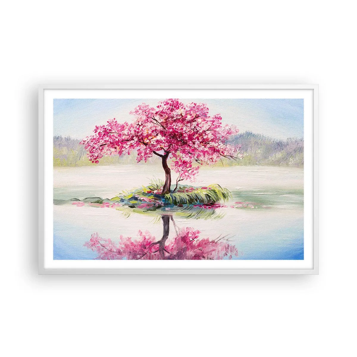 Plakat w białej ramie - Święto wiosny - 91x61 cm