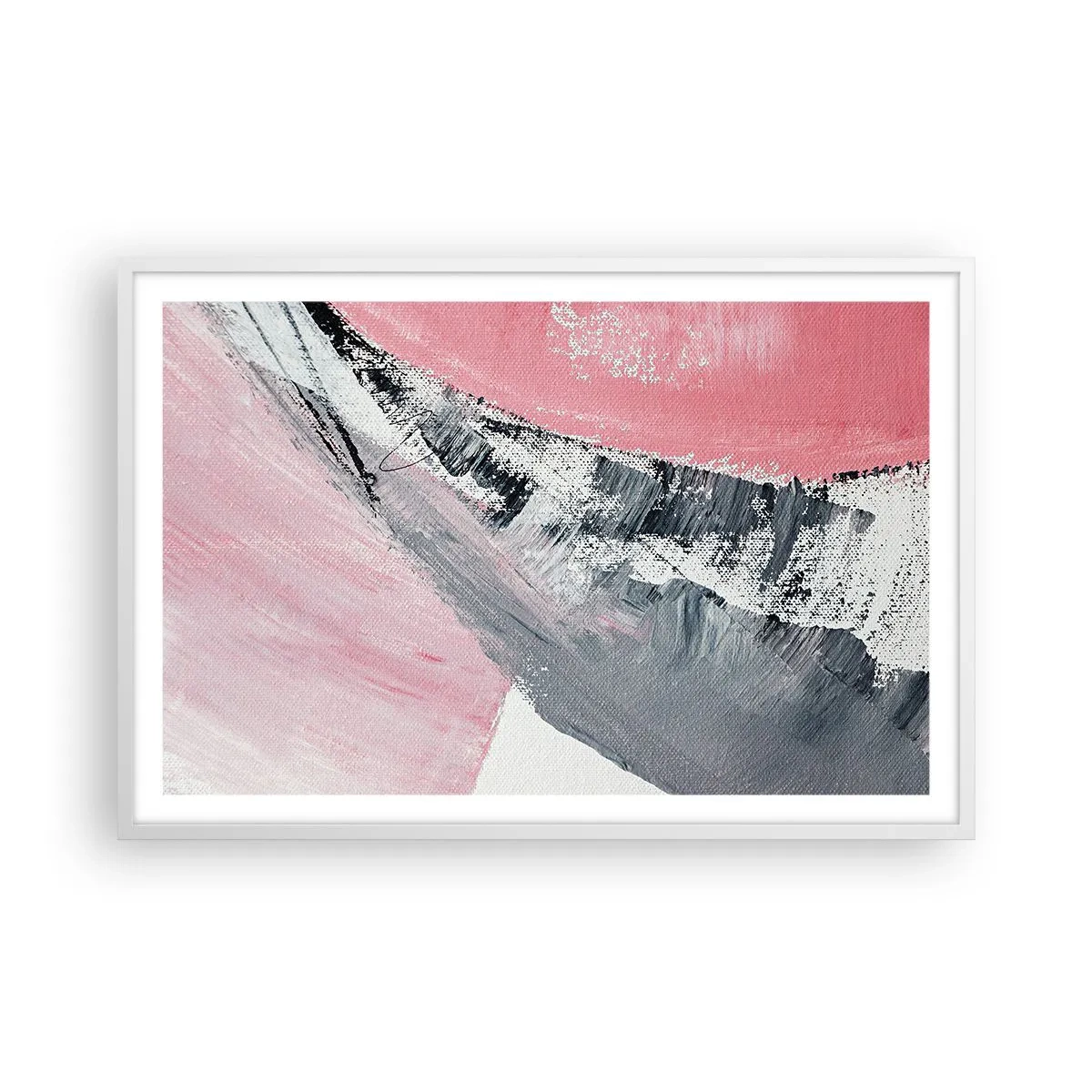 Plakat w białej ramie - Kompozycja dopasowana - 91x61 cm