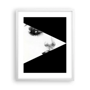 Plakat w białej ramie - Zawsze nieodkryta - 40x50 cm