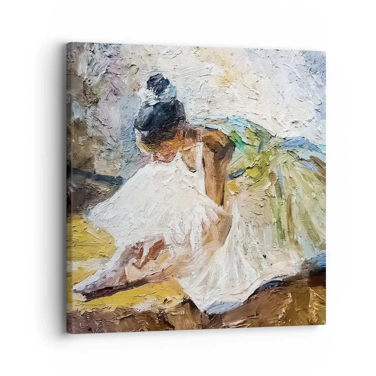 Obraz na płótnie - Z obrazu Degasa - 30x30 cm