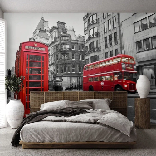 Fototapeta Premium Sand - Najczerwieńsze w Europie - Miasto, Londyn, Architektura - 450x315 cm