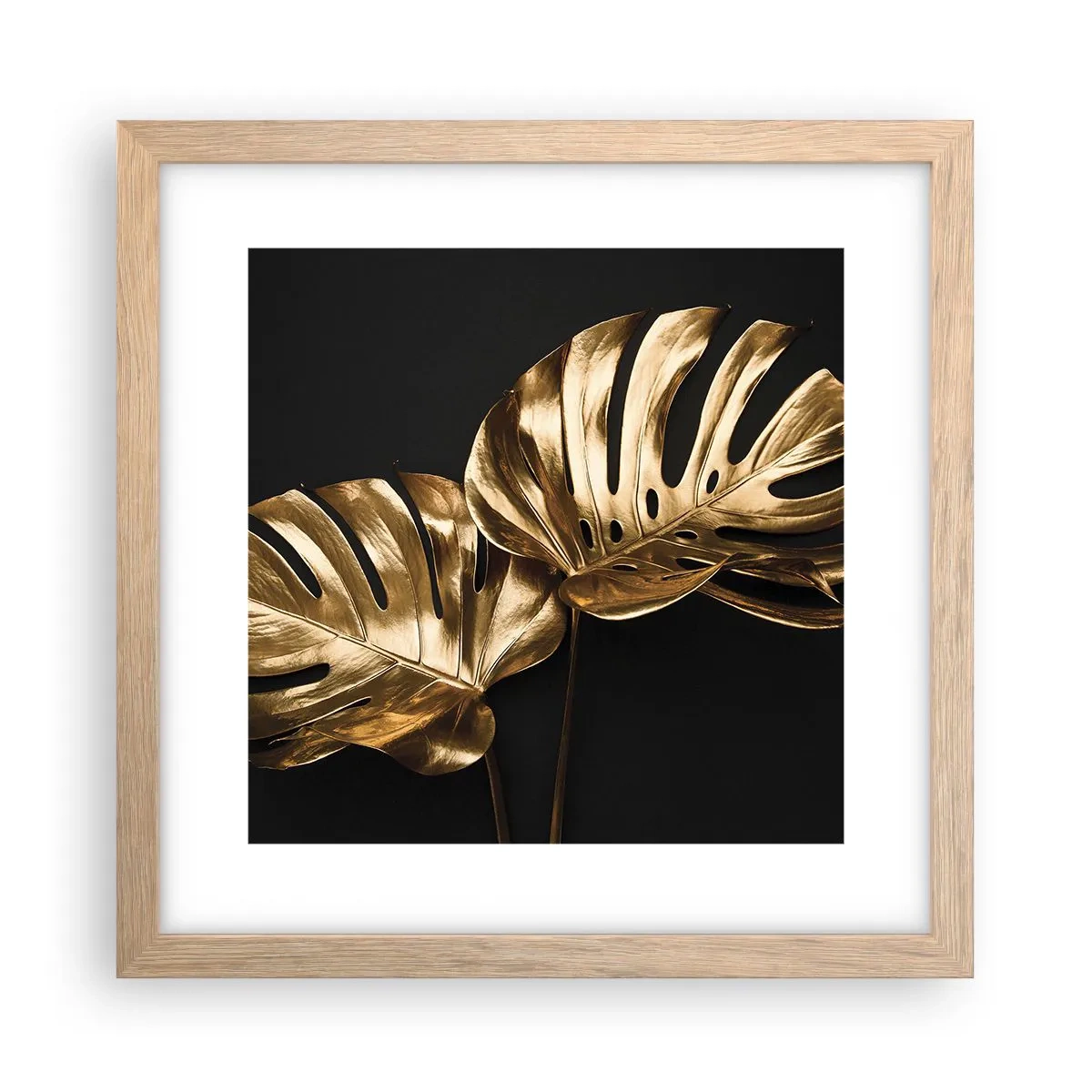 Plakat w ramie jasny dąb - Skarby natury - 30x30 cm