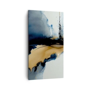 Obraz na płótnie - Za zasłoną - 45x80 cm