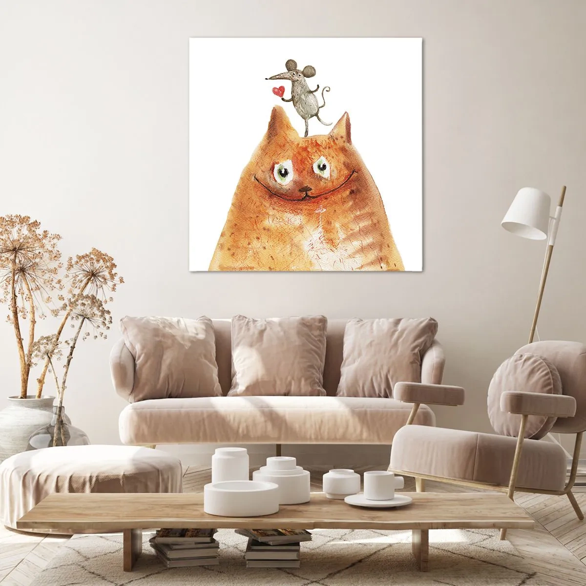 Obraz na płótnie - Paradoksy miłości - 40x40 cm