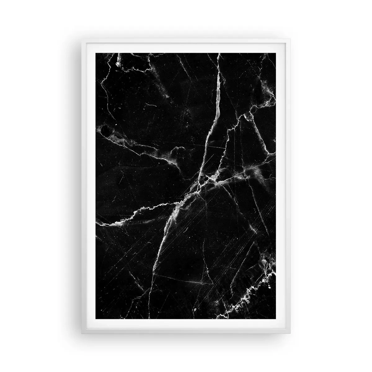 Plakat w białej ramie - Sekretne życie kamienia - 70x100 cm