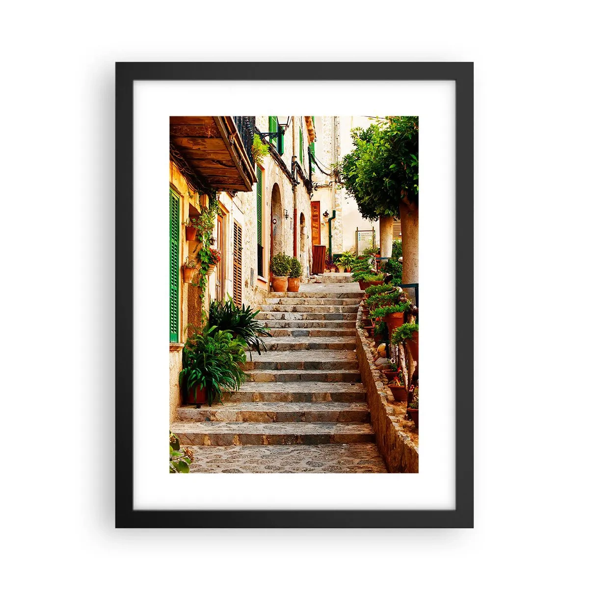 Plakat w czarnej ramie - Czar hiszpańskich wakacji - 30x40 cm