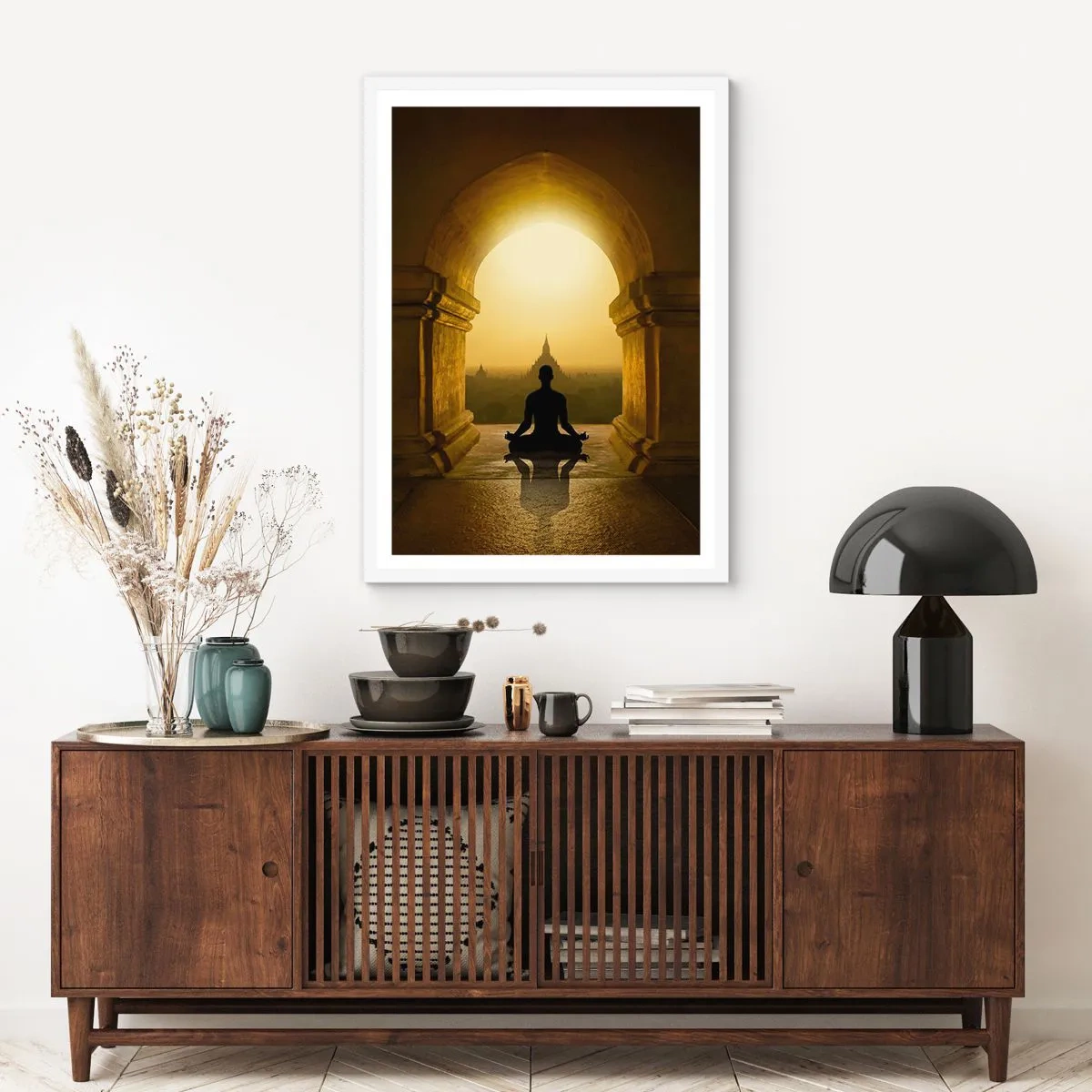 Plakat w białej ramie - Pełna harmonia - 40x50 cm