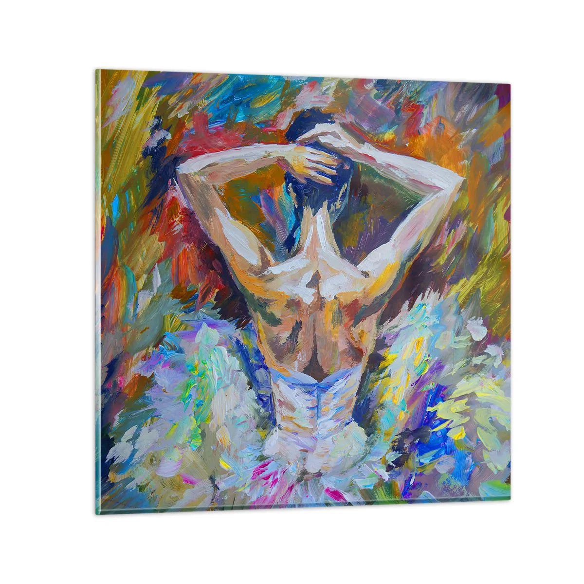 Obraz na szkle - To może być wszysko - 50x50 cm
