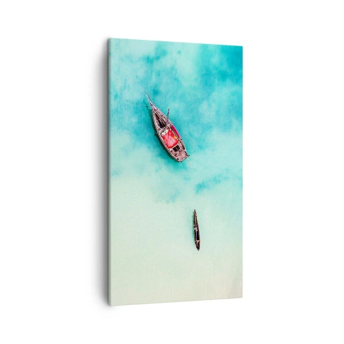 Obraz na płótnie - Bo na plażach Zanzibaru, kiedy nadmiar wód… - 45x80 cm