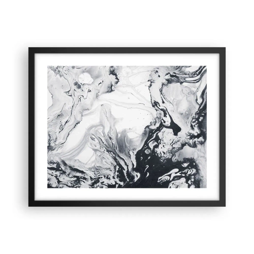 Plakat w czarnej ramie - Wnętrze Ziemi - 50x40 cm