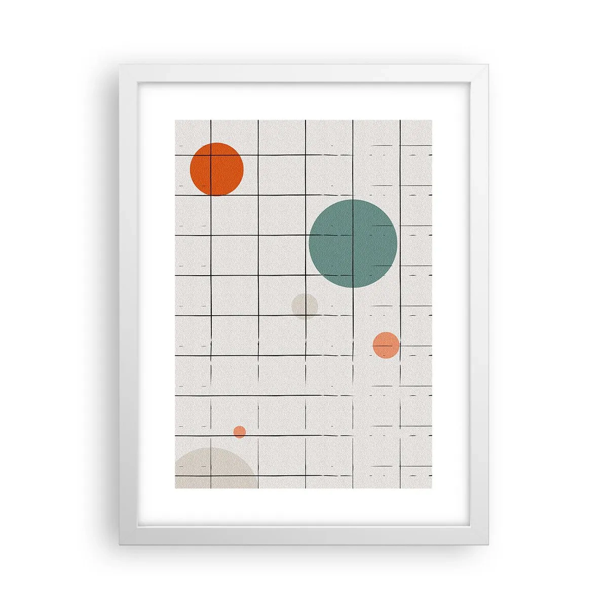 Plakat w białej ramie - Uwięzione. My czy one? - 30x40 cm