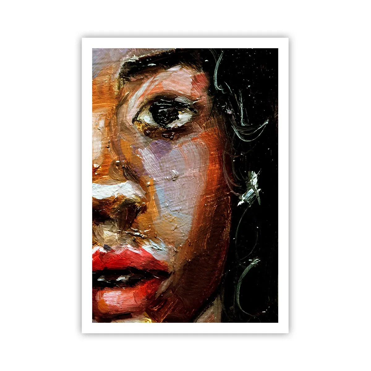 Plakat - Czerń i blask - 70x100 cm