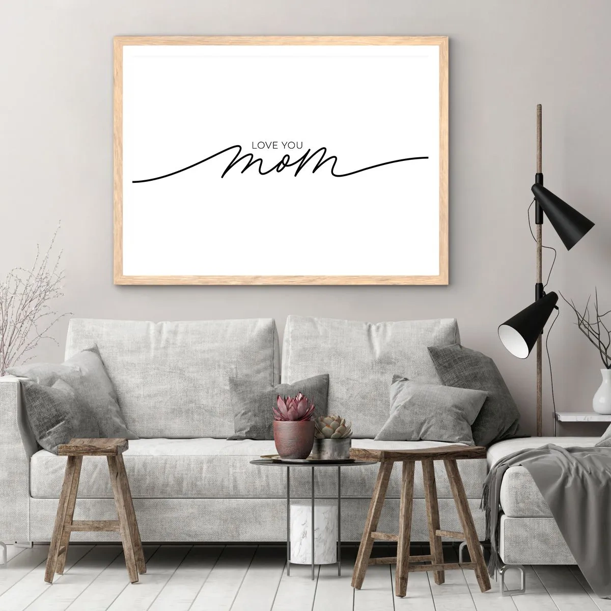 Plakat w ramie jasny dąb - Wielkie wzruszenie - 91x61 cm