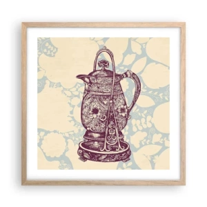 Plakat w ramie jasny dąb - Uroda codzienności - 50x50 cm