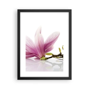 Plakat w czarnej ramie - Delikatne jak powiew wiosny - 30x40 cm