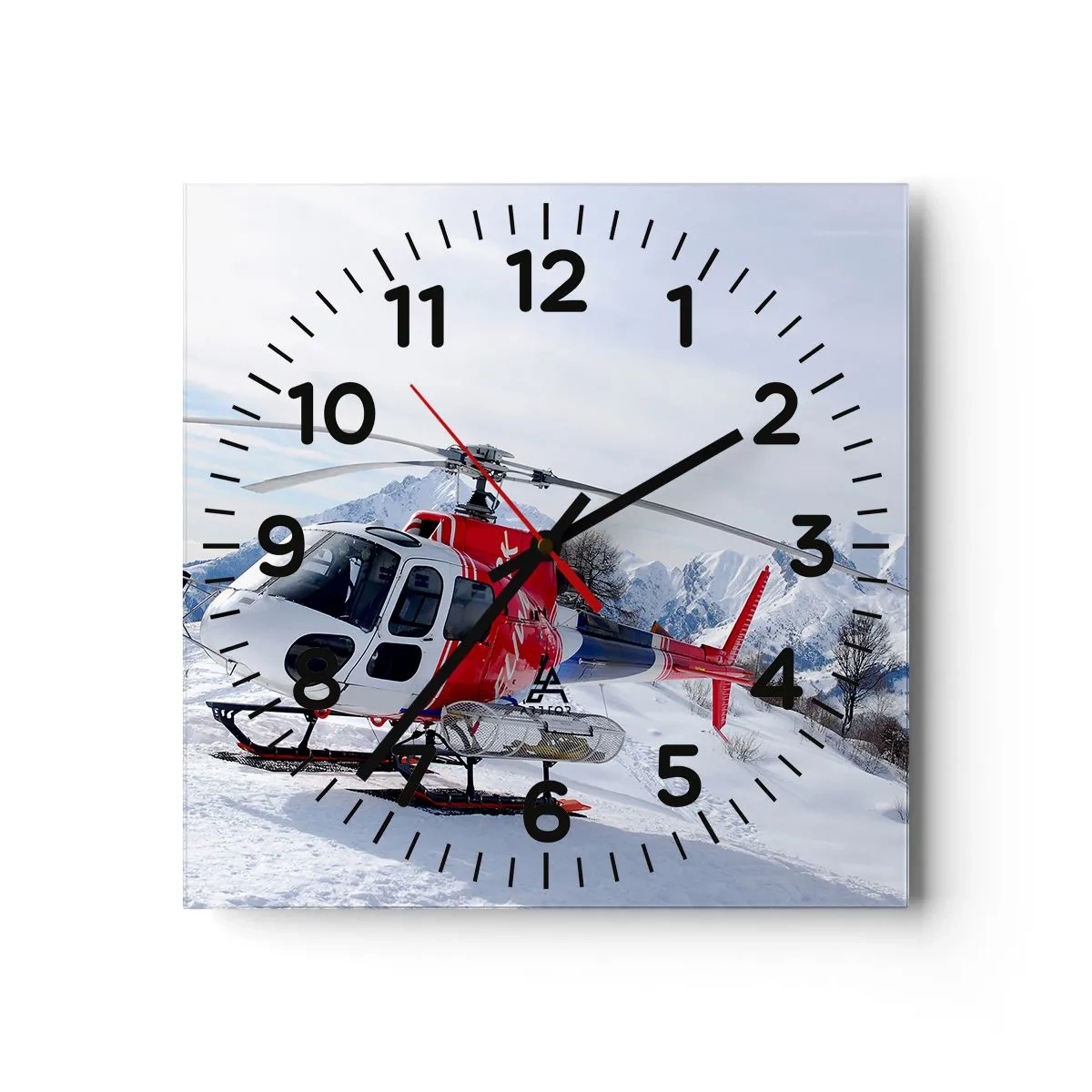 Zegar ścienny - Zawsze gotowy - 40x40 cm