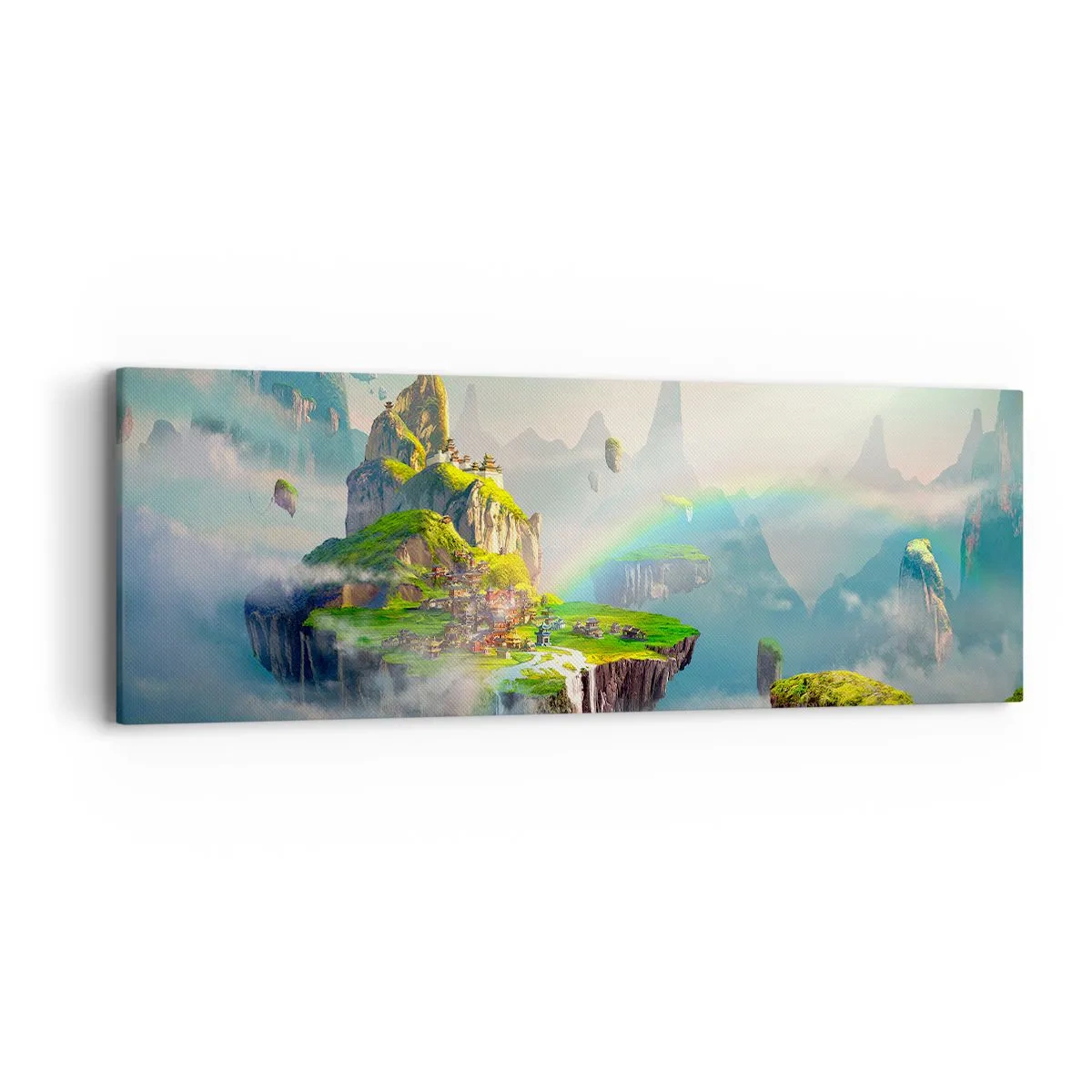 Obraz na płótnie - Śródniebie - wyspy szczęśliwe - 90x30 cm