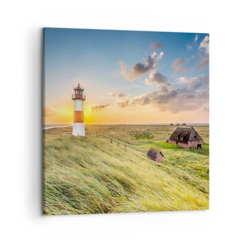 Obraz na płótnie - Między falami - 50x50 cm