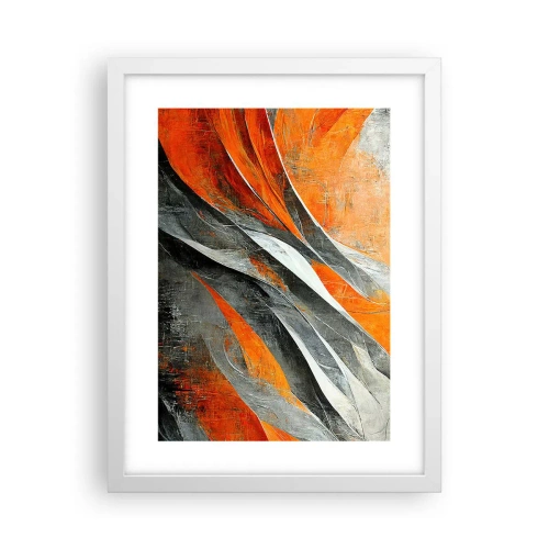 Plakat w białej ramie - Żar i chłód - 30x40 cm