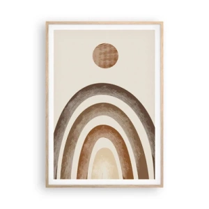 Plakat w ramie jasny dąb - W odległej galaktyce - 70x100 cm