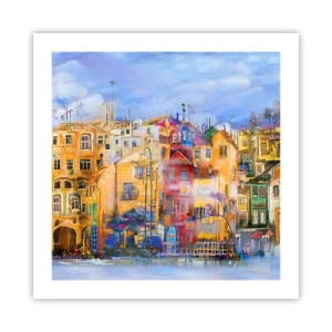 Plakat - Jesteśmy razem - 50x50 cm