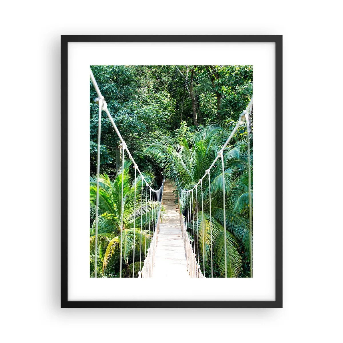 Plakat w czarnej ramie - Welcome to the jungle! - 40x50 cm