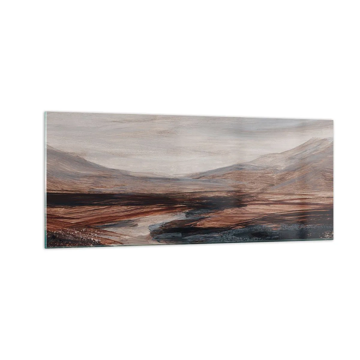 Obraz na szkle - Spokojna dolina - 100x40 cm