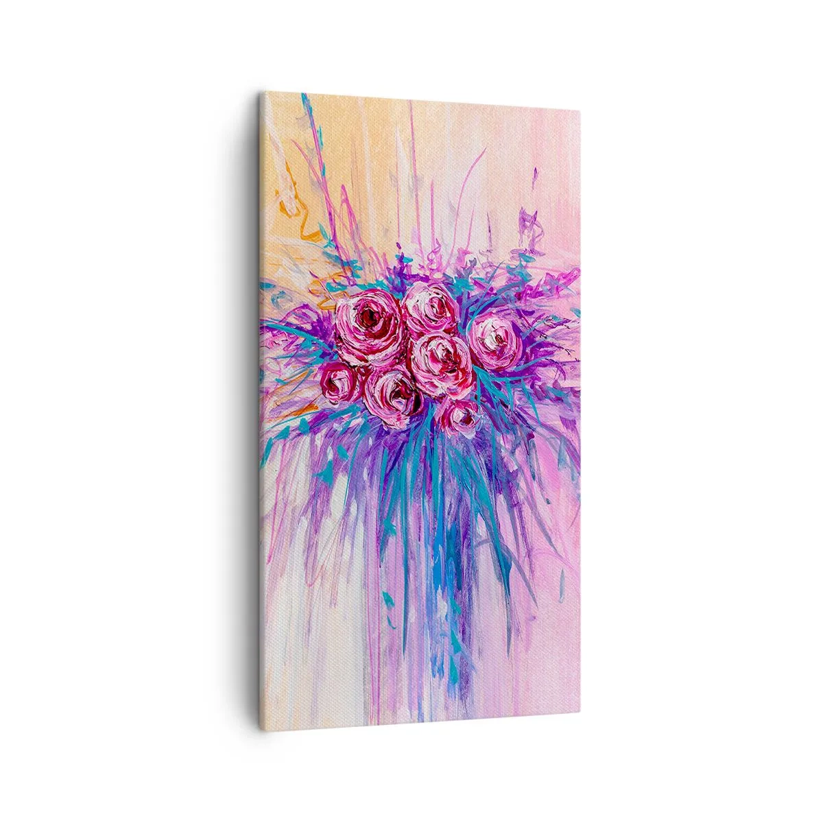 Obraz na płótnie - Różana fontanna - 45x80 cm