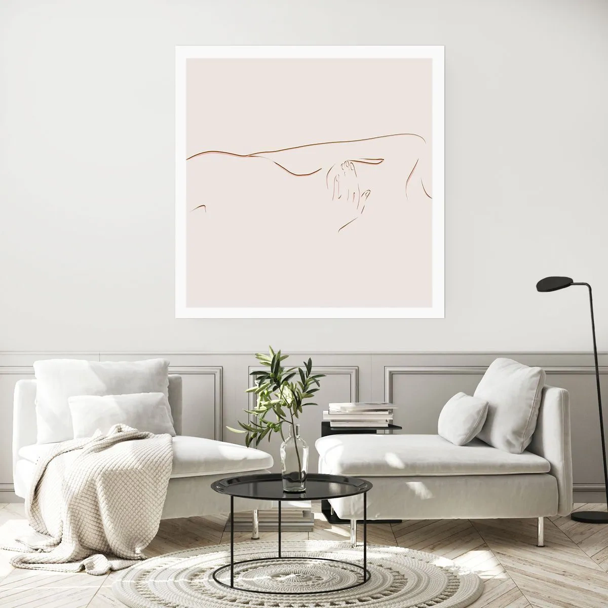 Plakat - Kształt pragnienia - 40x40 cm