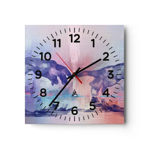 Zegar ścienny - Boska iskra życia - 30x30 cm