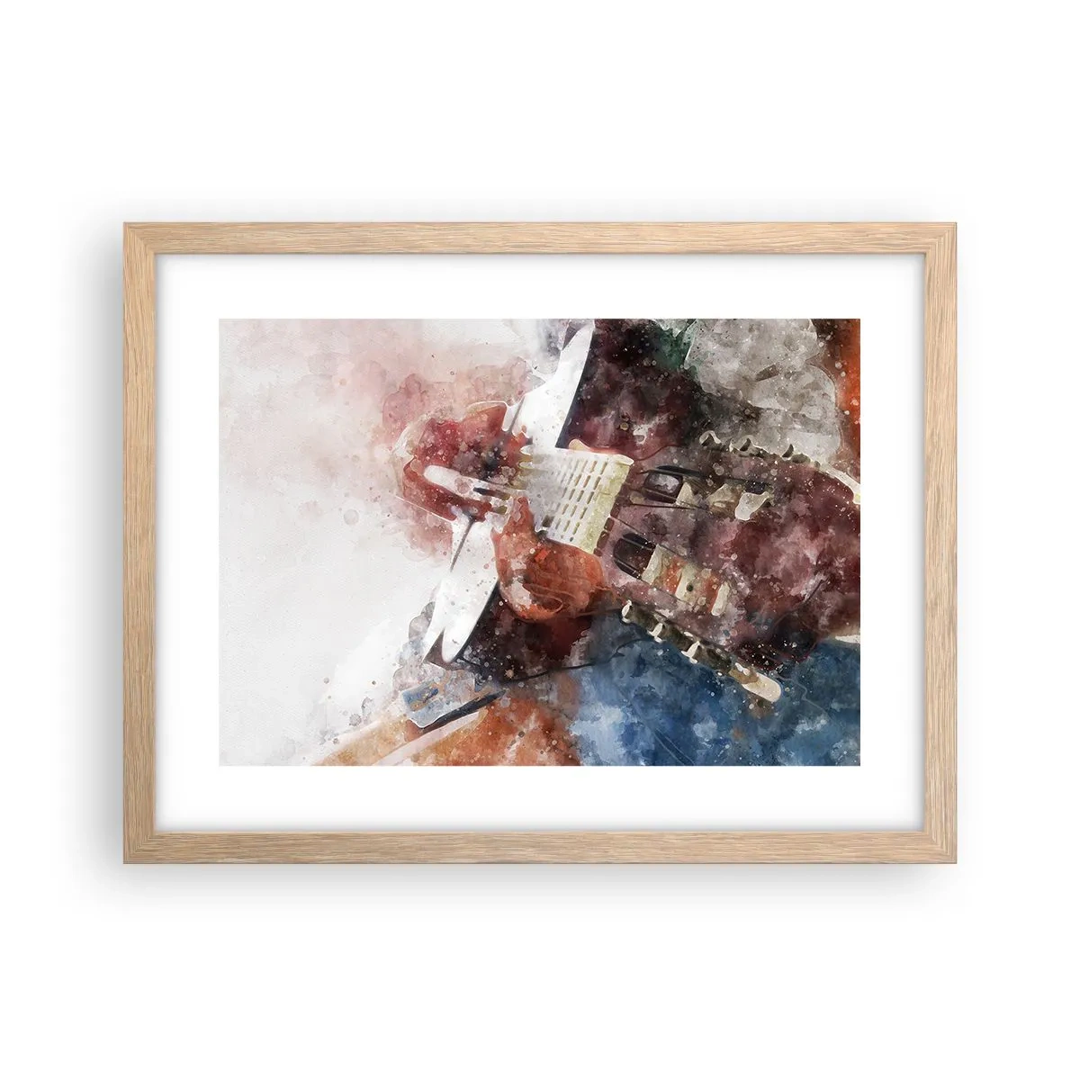 Plakat w ramie jasny dąb - I co o tym myślisz? - 40x30 cm