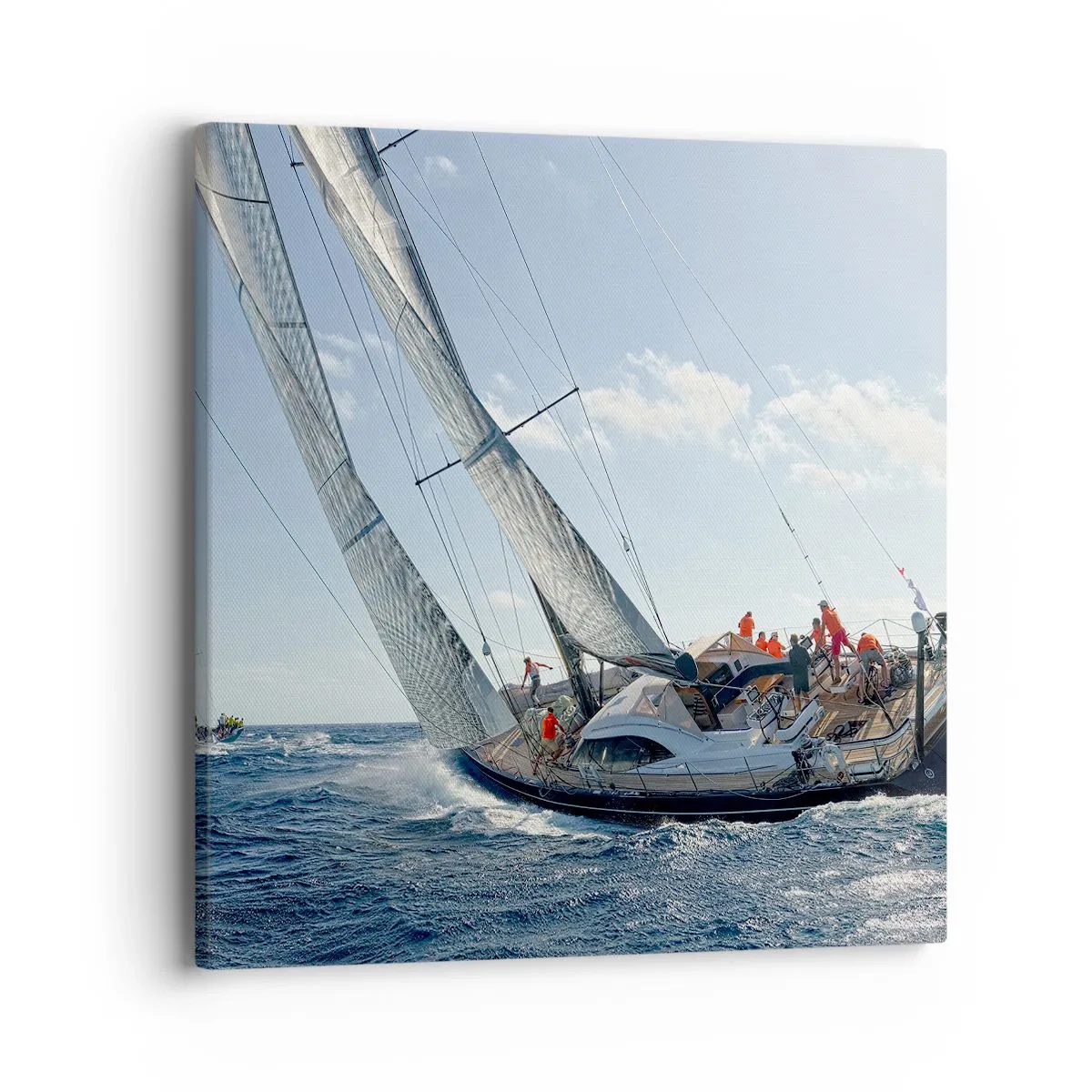 Obraz na płótnie - Niech zwycięży lepszy - 40x40 cm