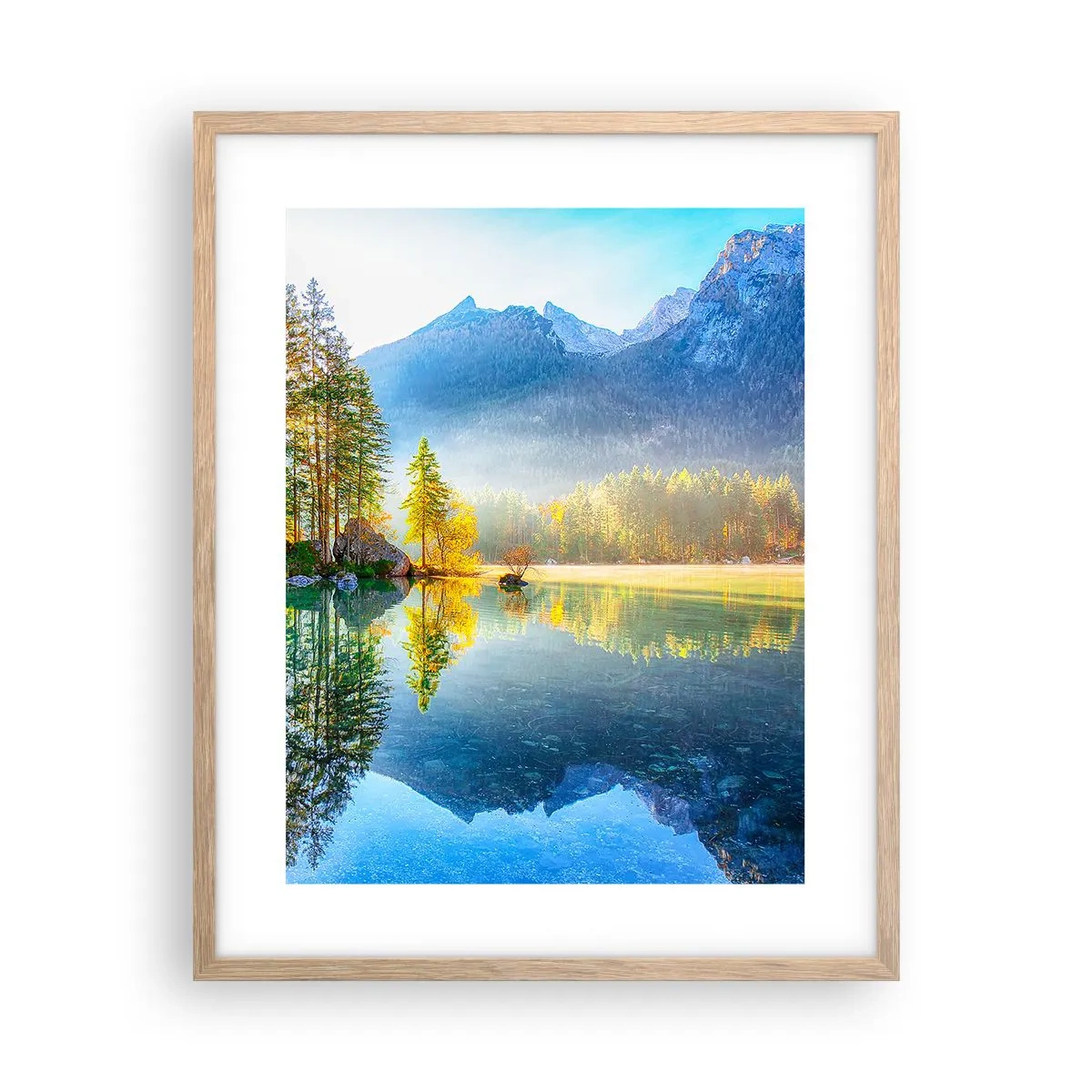 Plakat w ramie jasny dąb - Majestat i słodycz - 40x50 cm